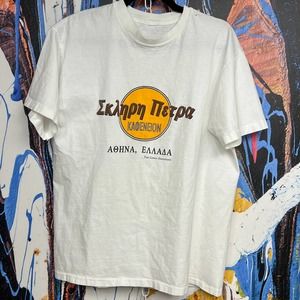 Vintage Hard Rock Cafe Athens. Greece Single Stitch '90s t-shirt